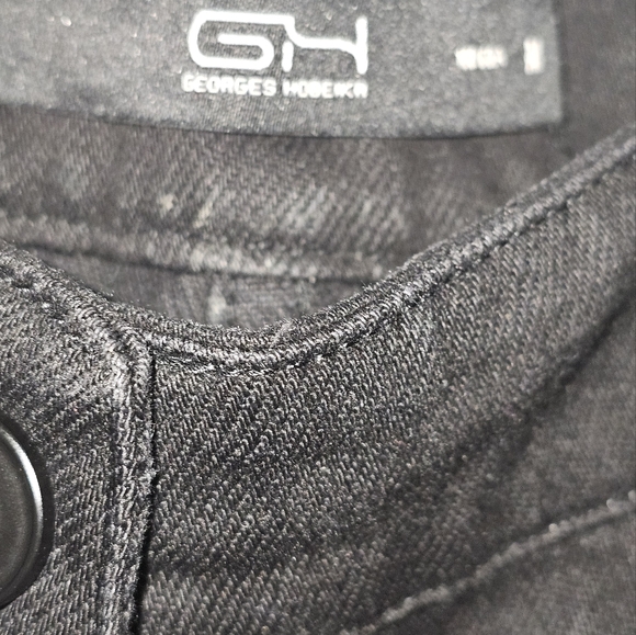 George hobeika straight leg black size 160/68A (medium) NWOT - Picture 4 of 4